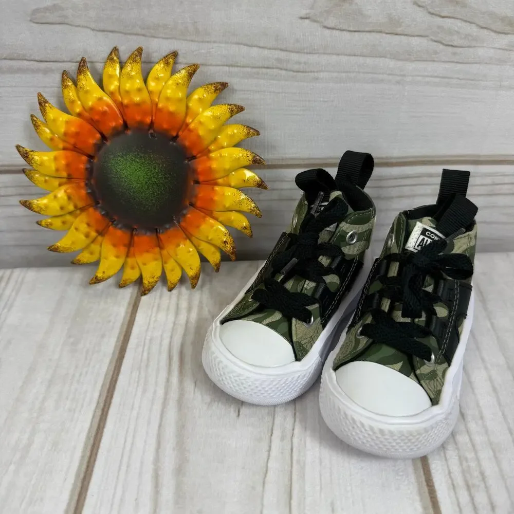 Converse Chuck Taylor All Star Camo Print Ultra High Top Toddler Shoes Size 4